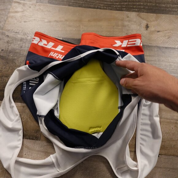Santini Trek-Segafredo Pro Team Cycling Bib Shorts XXL Made in Italy - Picture 5 of 12